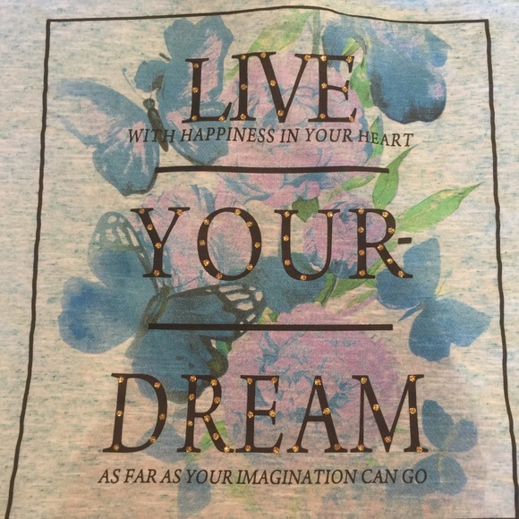 Beautees “Live Your Dream” Top✨Girl’s Size Small - Picture 2 of 6
